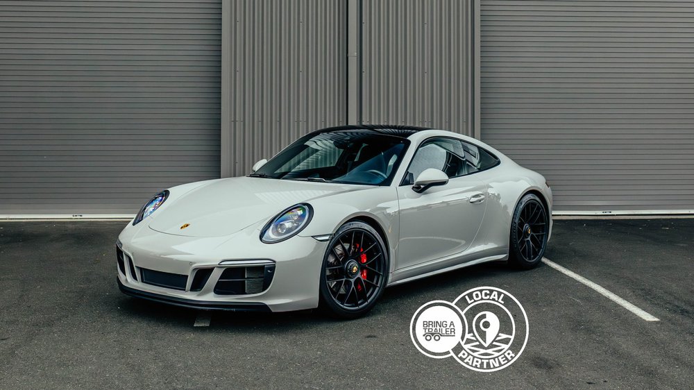 Porsche 911 staged for its Bring a Trailer auction